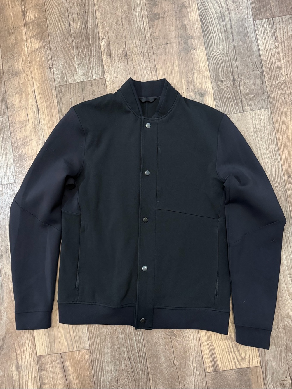 Lululemon Sojourn Bomber Black Jacket. Size Medium